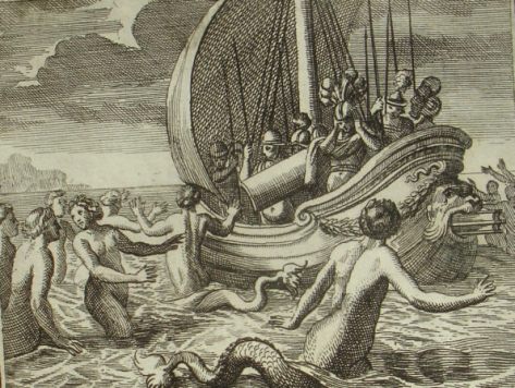 Sirènes, oeuvre datant de 1690 par Johann Ulrich Krauss